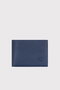 Zoozie Bags Cartera de Piel Auténtica para Hombre, Azul Marino con Bloqueo RFID, Elegante y Duradera